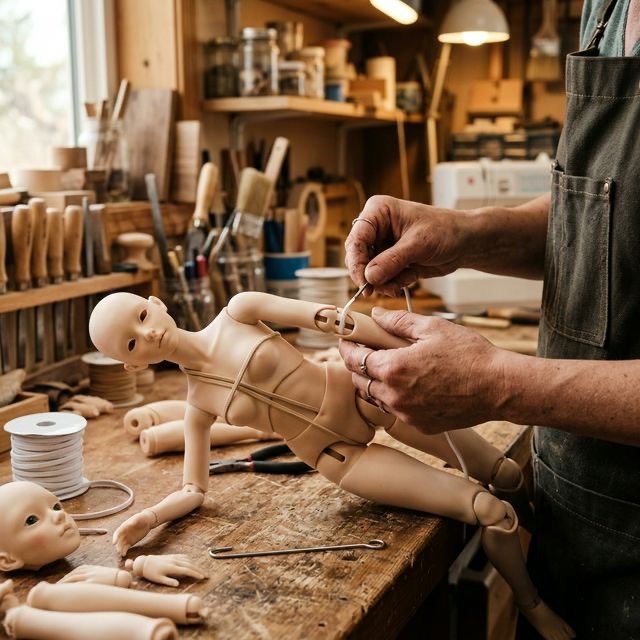 How to String and Restring a Ball Jointed Doll: A Step-by-Step Tutorial