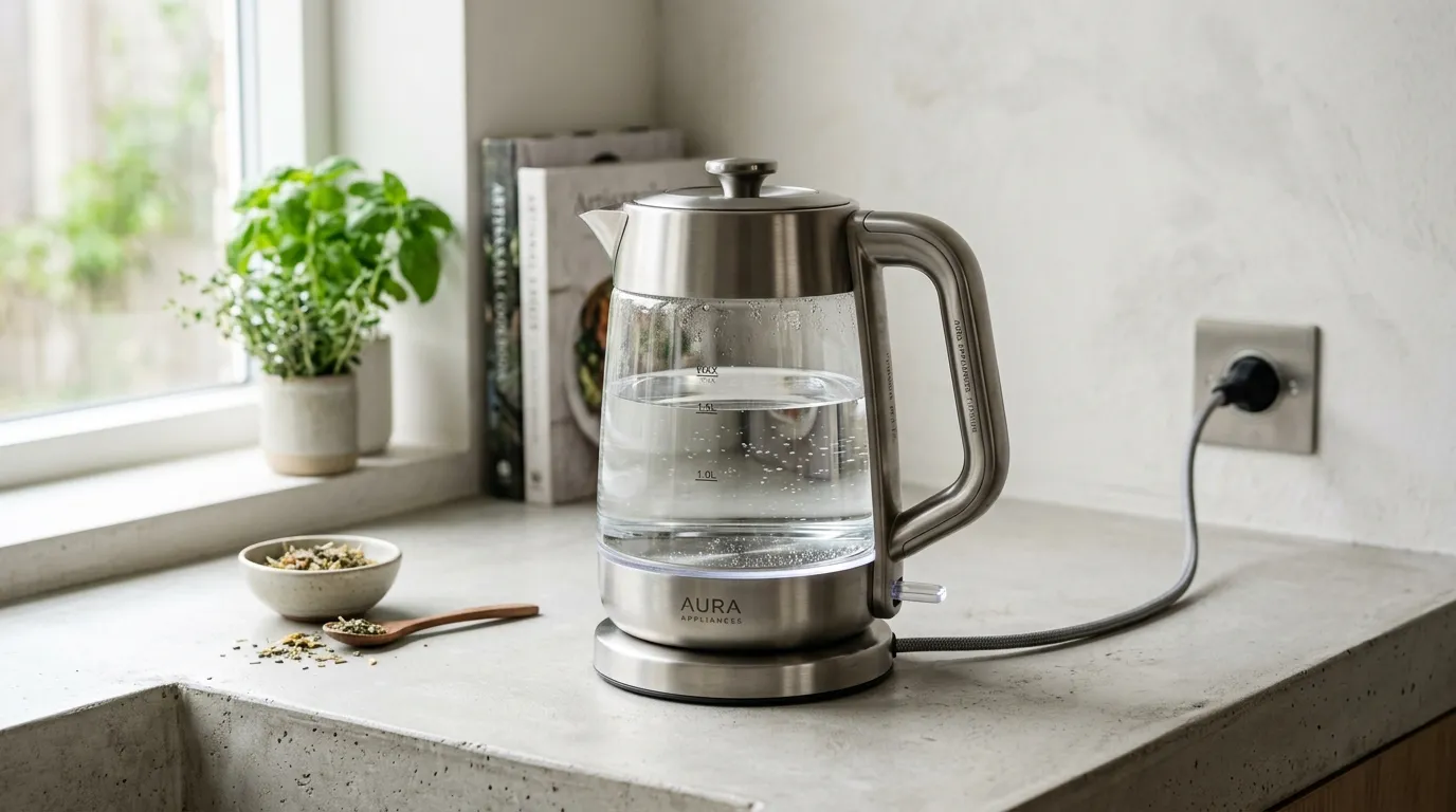 Plastic-Free Electric Kettle: Glass vs Stainless Steel vs Titanium