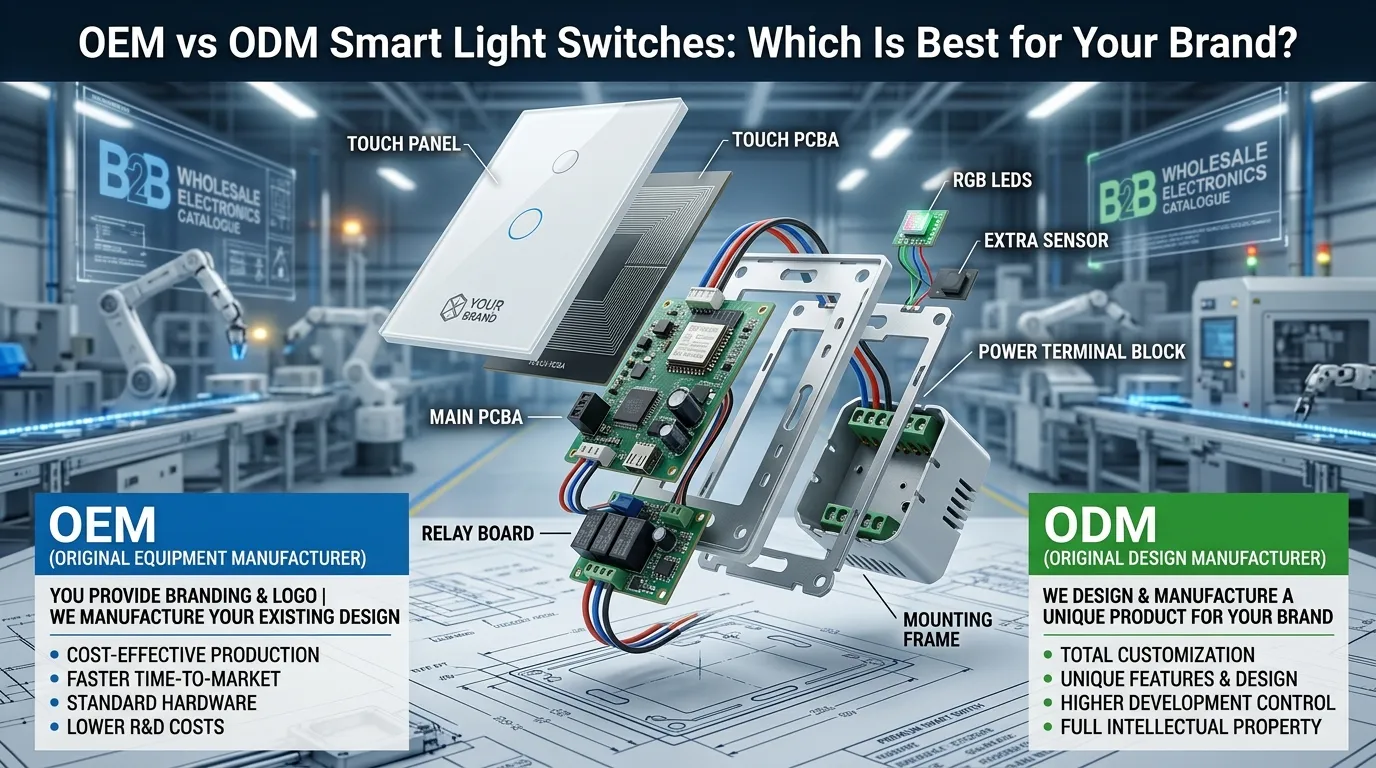 OEM vs ODM Smart Light Switches: Which Is Best for Your Brand?