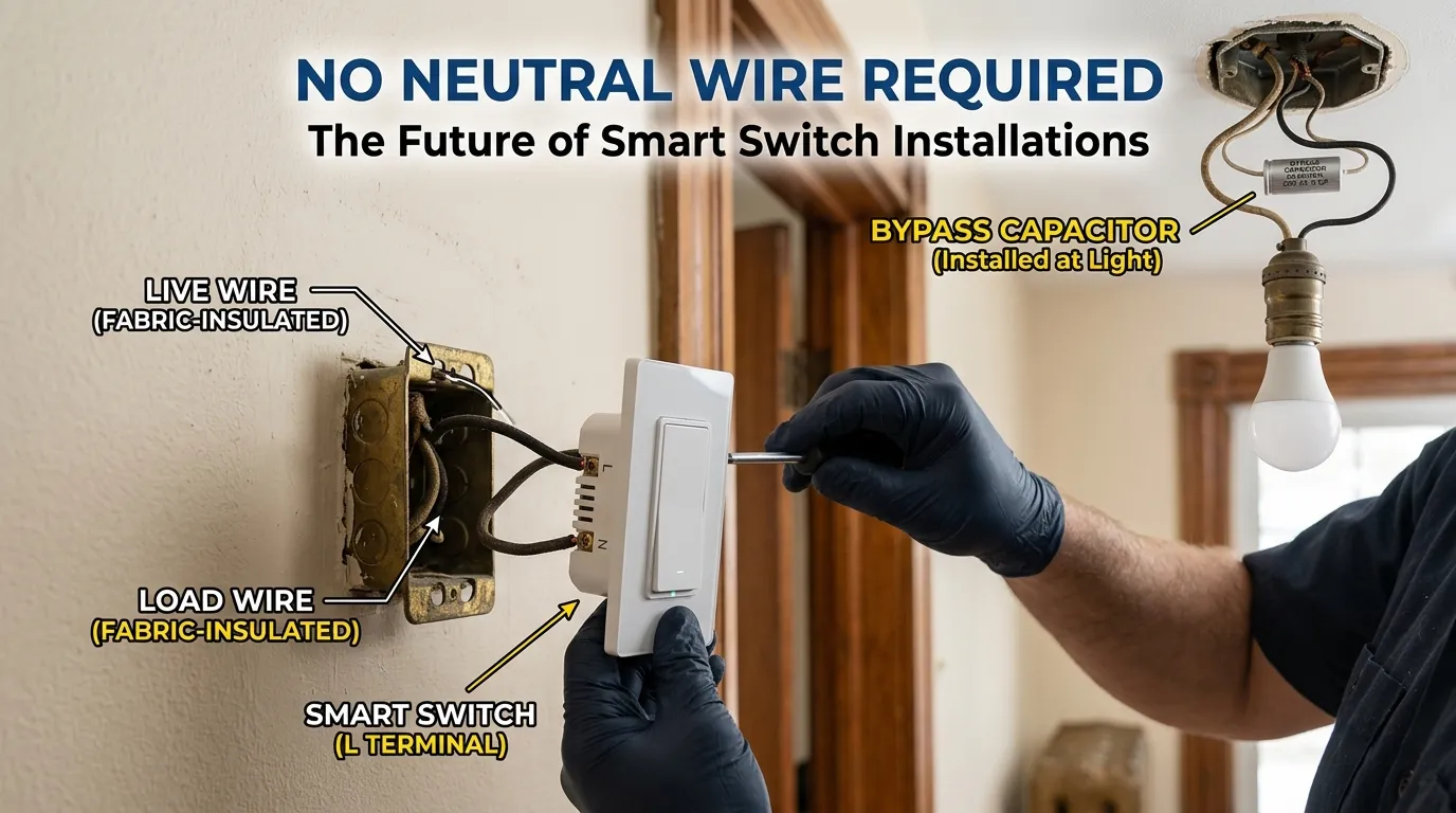 No Neutral Wire Required: The Future of Smart Switch Installations