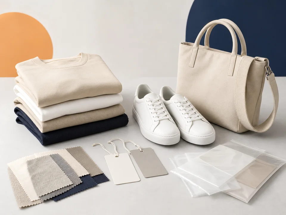 Vêtements, chaussures et sacs en petits lots